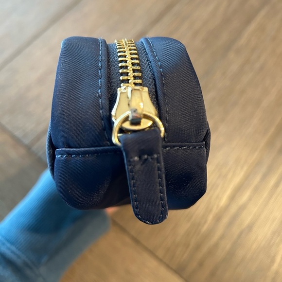 Stoney Clover Lane Navy Classic Slim Pouch Monogrammed with Capital Letter A - Picture 3 of 5